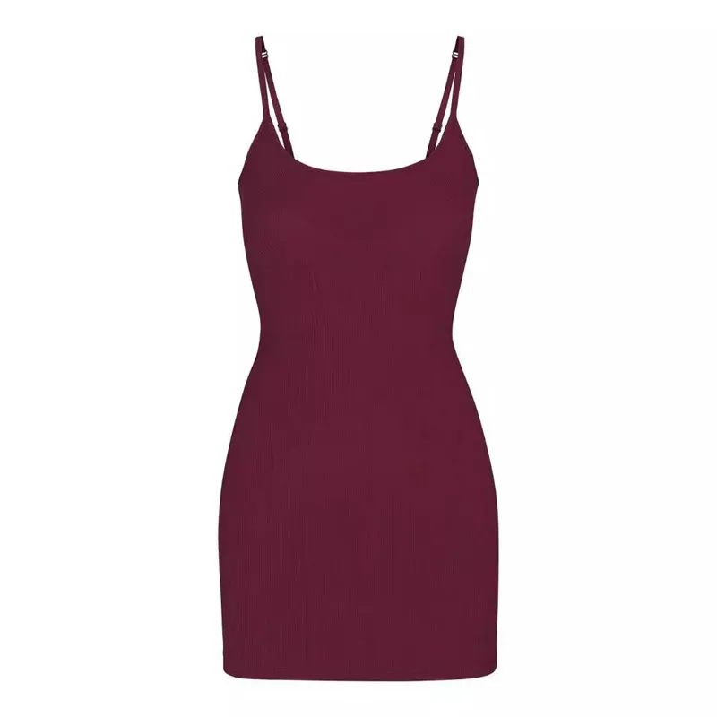 Kendall Jenner Inspired Slim-Fit Spaghetti Strap Dress, Sexy Sleeveless Kardashian Style Bodycon Mini Dress for Women, Chic Evening Party Clubwear thumbnail 3