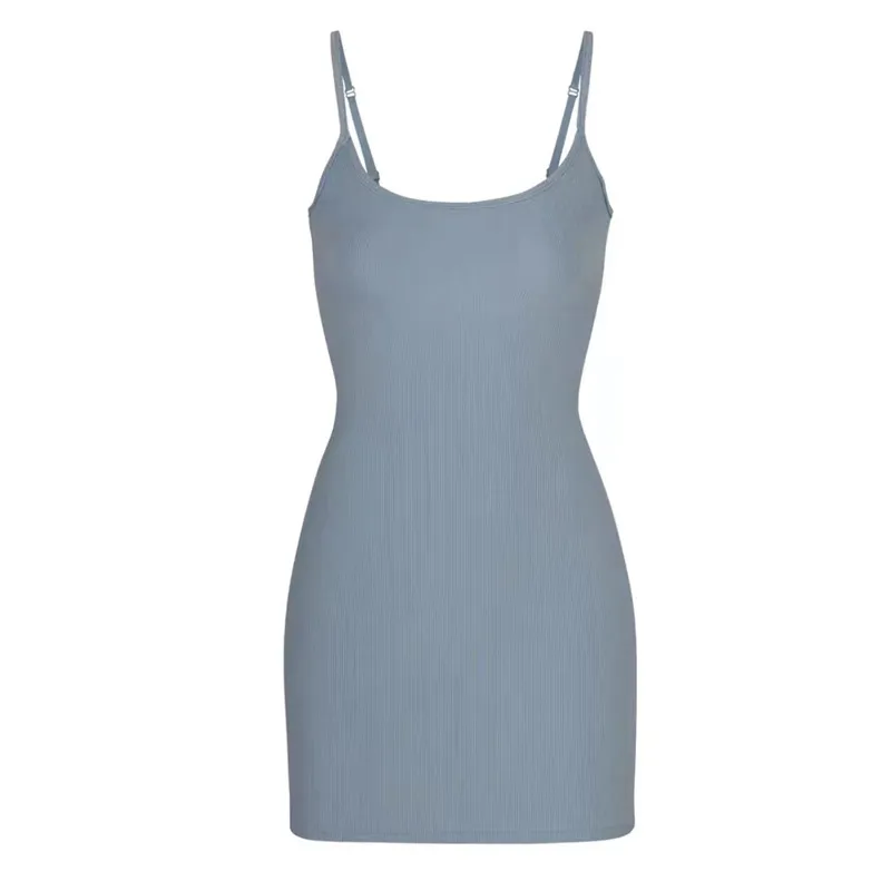 Kendall Jenner Inspired Slim-Fit Spaghetti Strap Dress, Sexy Sleeveless Kardashian Style Bodycon Mini Dress for Women, Chic Evening Party Clubwear thumbnail 6