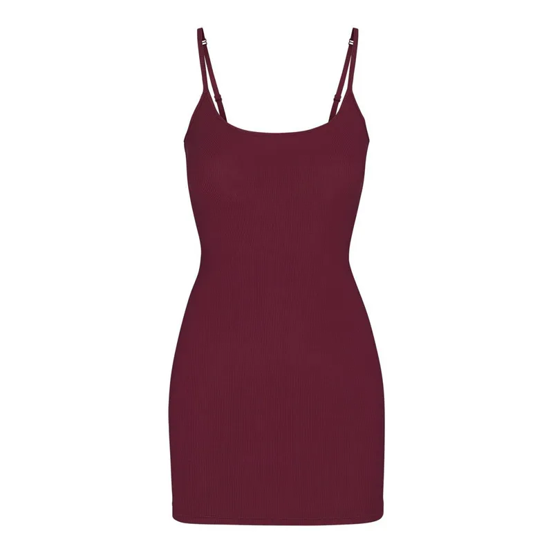 Kendall Jenner Inspired Slim-Fit Spaghetti Strap Dress, Sexy Sleeveless Kardashian Style Bodycon Mini Dress for Women, Chic Evening Party Clubwear thumbnail 7