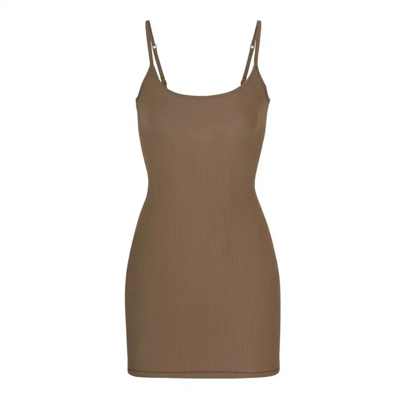 Kendall Jenner Inspired Slim-Fit Spaghetti Strap Dress, Sexy Sleeveless Kardashian Style Bodycon Mini Dress for Women, Chic Evening Party Clubwear thumbnail 10