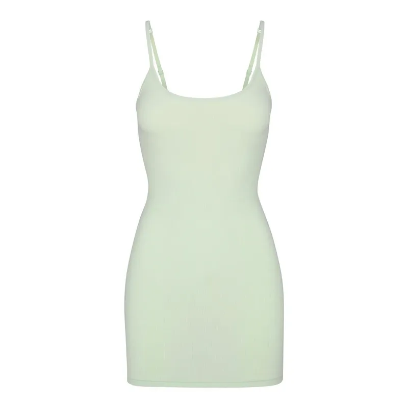 Kendall Jenner Inspired Slim-Fit Spaghetti Strap Dress, Sexy Sleeveless Kardashian Style Bodycon Mini Dress for Women, Chic Evening Party Clubwear thumbnail 8