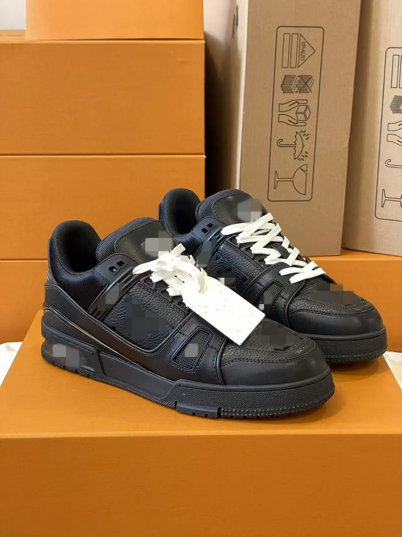 Men's & Women's Casual Sneakers - Premium First Layer Cowhide Leather, Hollow Glue Craft, Breathable White & Black Panda Design, Comfortable Trainers for Everyday Wear thumbnail 7