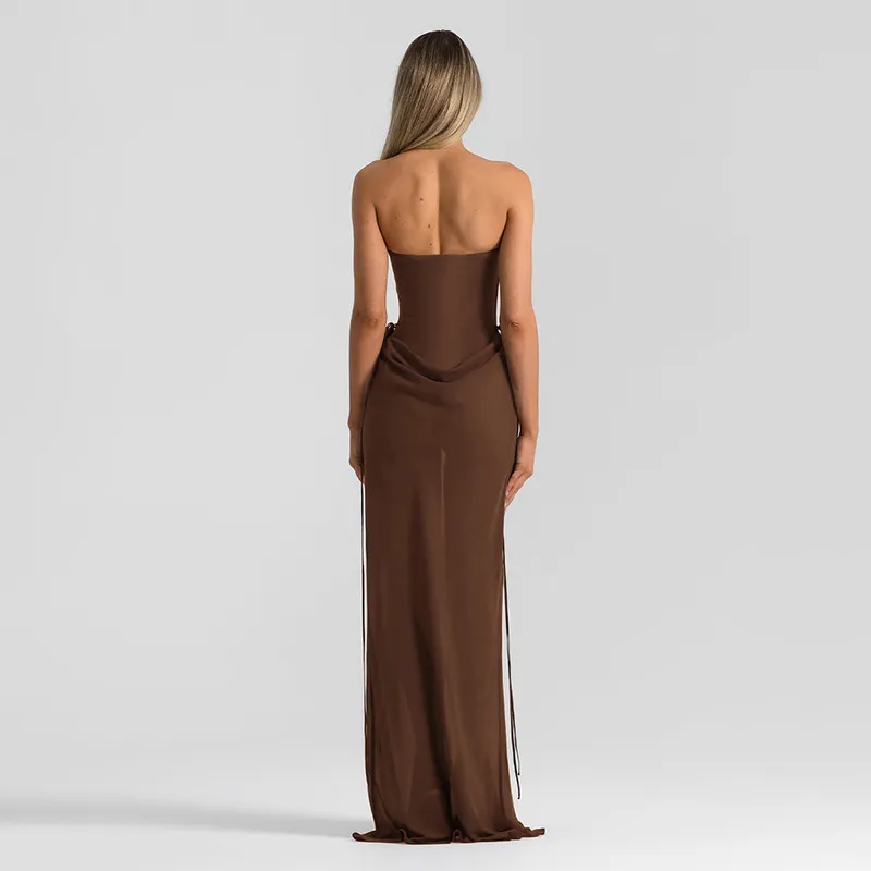 Elegant Sexy Sleeveless Tube Top Hip Dress - New Spring Fashion for Women, European & American Style showcase 12