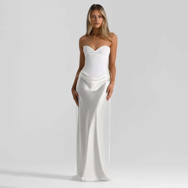 Elegant Sexy Sleeveless Tube Top Hip Dress - New Spring Fashion for Women, European & American Style showcase 6