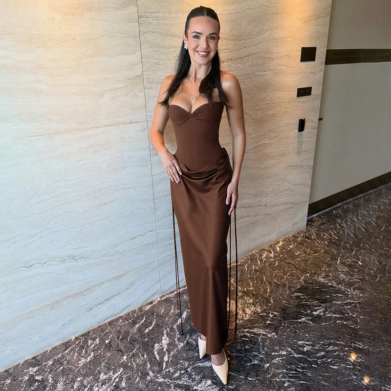 Elegant Sexy Sleeveless Tube Top Hip Dress - New Spring Fashion for Women, European & American Style showcase 5