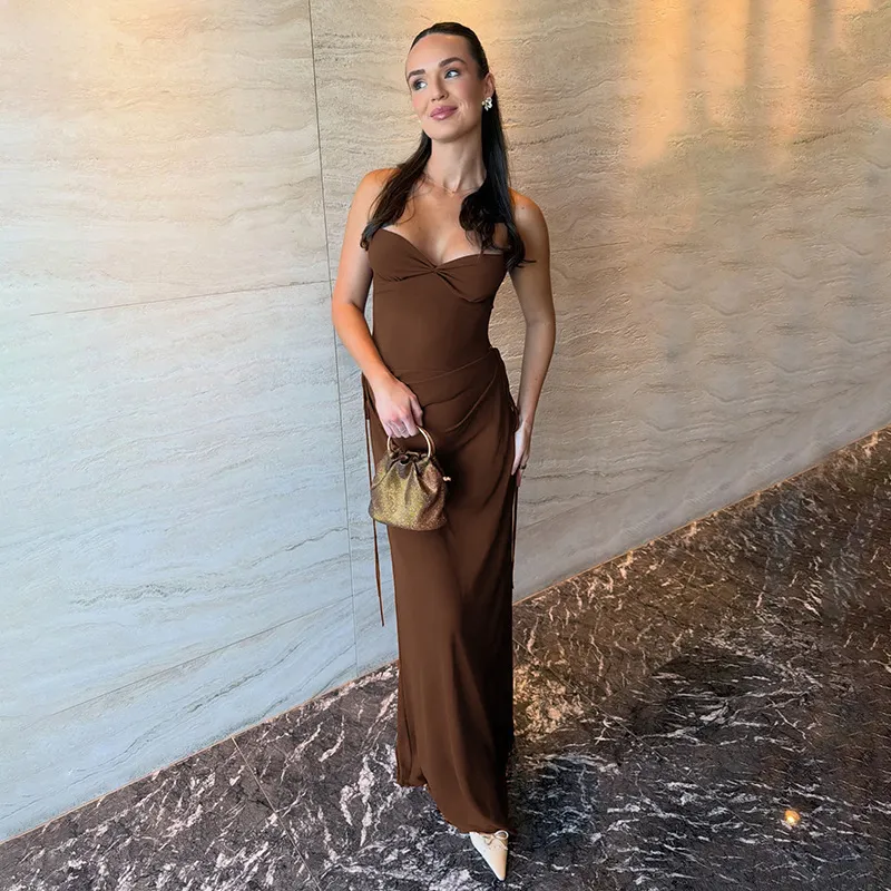 Elegant Sexy Sleeveless Tube Top Hip Dress - New Spring Fashion for Women, European & American Style showcase 7