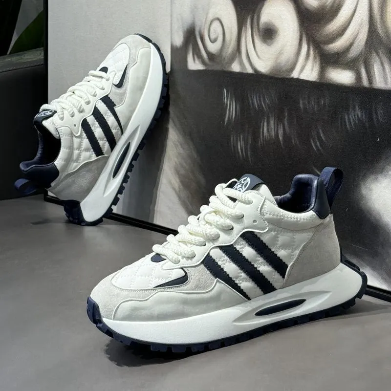 Men's Lightweight Casual Sports Shoes 2023 Autumn Winter Thick Sole Non-Slip Forrest Gump Style Sneakers for Everyday Wear thumbnail 1