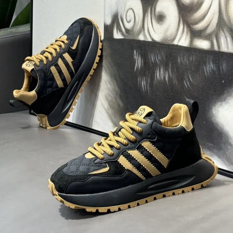 Men's Lightweight Casual Sports Shoes 2023 Autumn Winter Thick Sole Non-Slip Forrest Gump Style Sneakers for Everyday Wear thumbnail 3