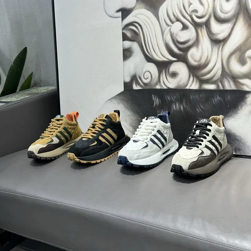 Men's Lightweight Casual Sports Shoes 2023 Autumn Winter Thick Sole Non-Slip Forrest Gump Style Sneakers for Everyday Wear showcase 1