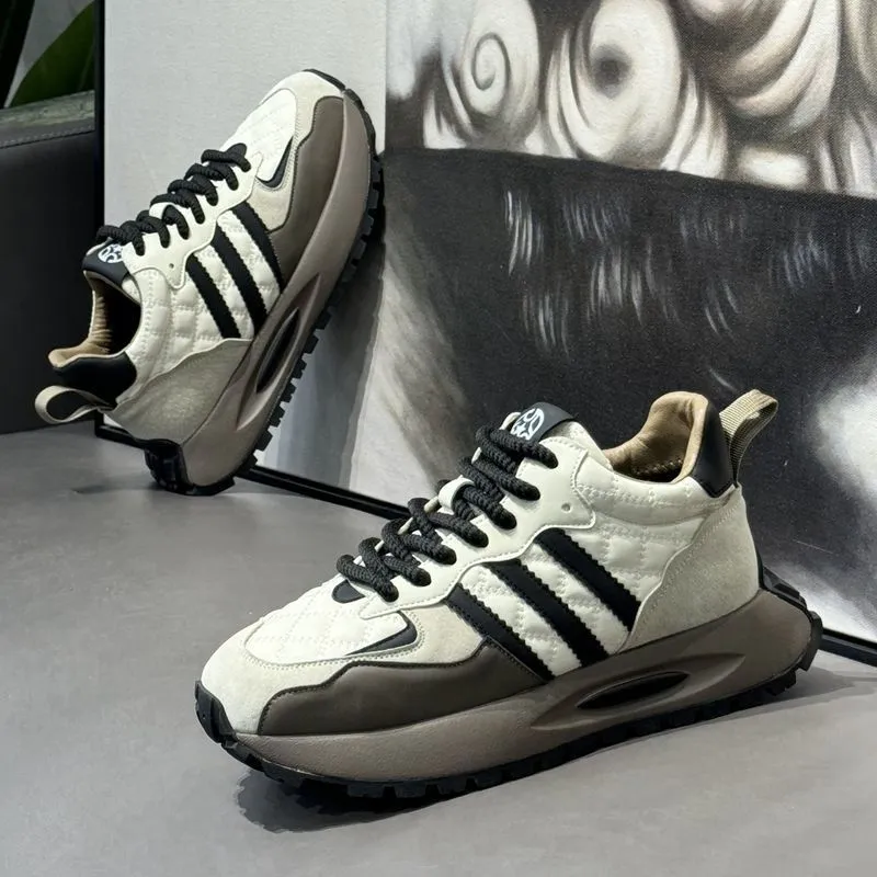 Men's Lightweight Casual Sports Shoes 2023 Autumn Winter Thick Sole Non-Slip Forrest Gump Style Sneakers for Everyday Wear thumbnail 2