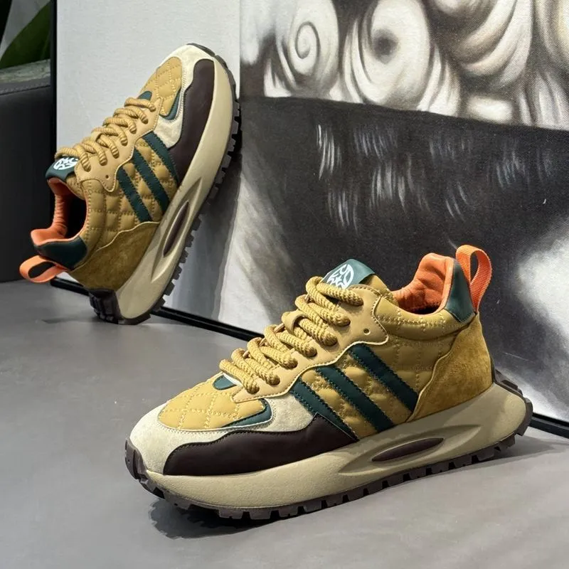 Men's Lightweight Casual Sports Shoes 2023 Autumn Winter Thick Sole Non-Slip Forrest Gump Style Sneakers for Everyday Wear showcase 14