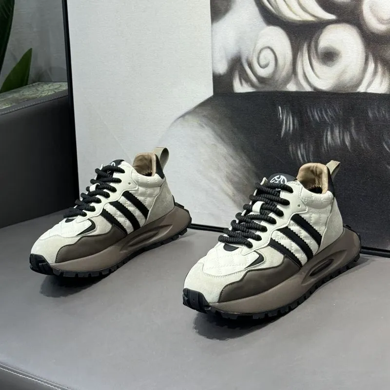 Men's Lightweight Casual Sports Shoes 2023 Autumn Winter Thick Sole Non-Slip Forrest Gump Style Sneakers for Everyday Wear showcase 2