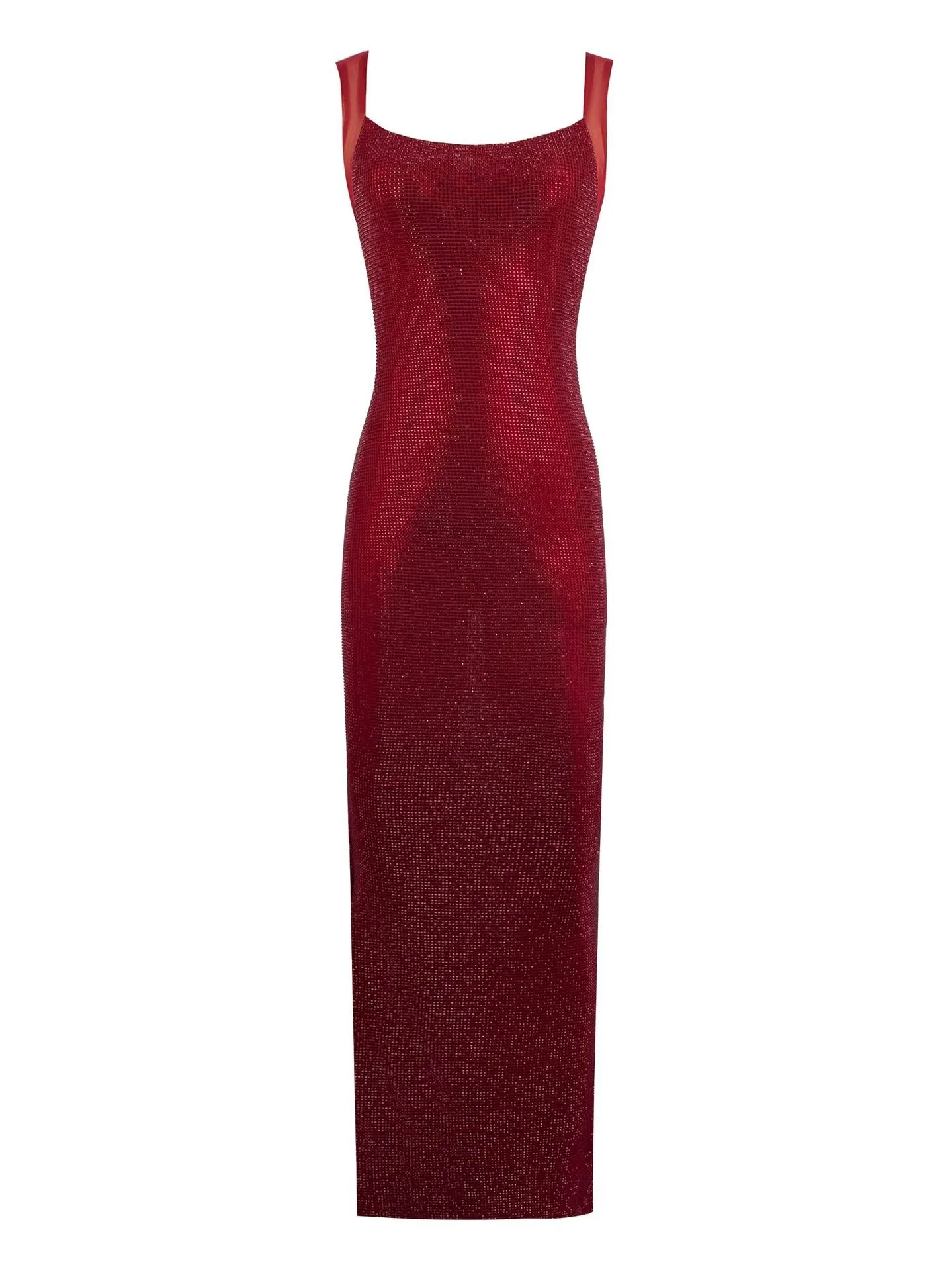 Women's Elegant Sleeveless Sling Evening Dress with Hot Drilling Embellishments, Low Cut Neckline, Bodycon Hip Fit, Sophisticated Design for Special Occasions - Image 6
