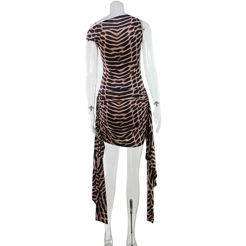 Women's Fashionable Printed Suspender Hip Dress - European & American Style Sexy Party Clubwear for Summer Evenings showcase 5