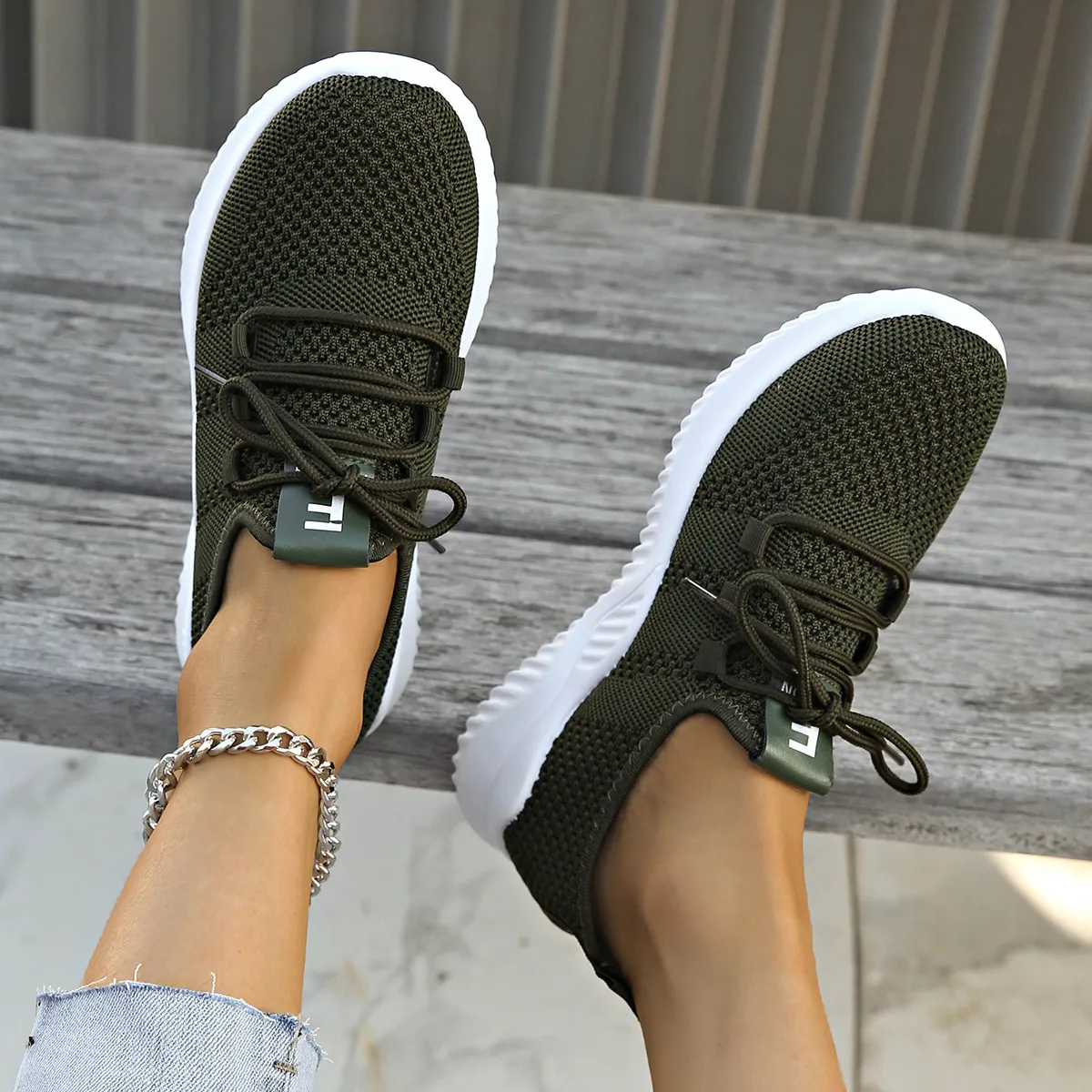 Women's Breathable Mesh Running Shoes - Lightweight Casual Sports Sneakers for Everyday Comfort and Fitness showcase 5