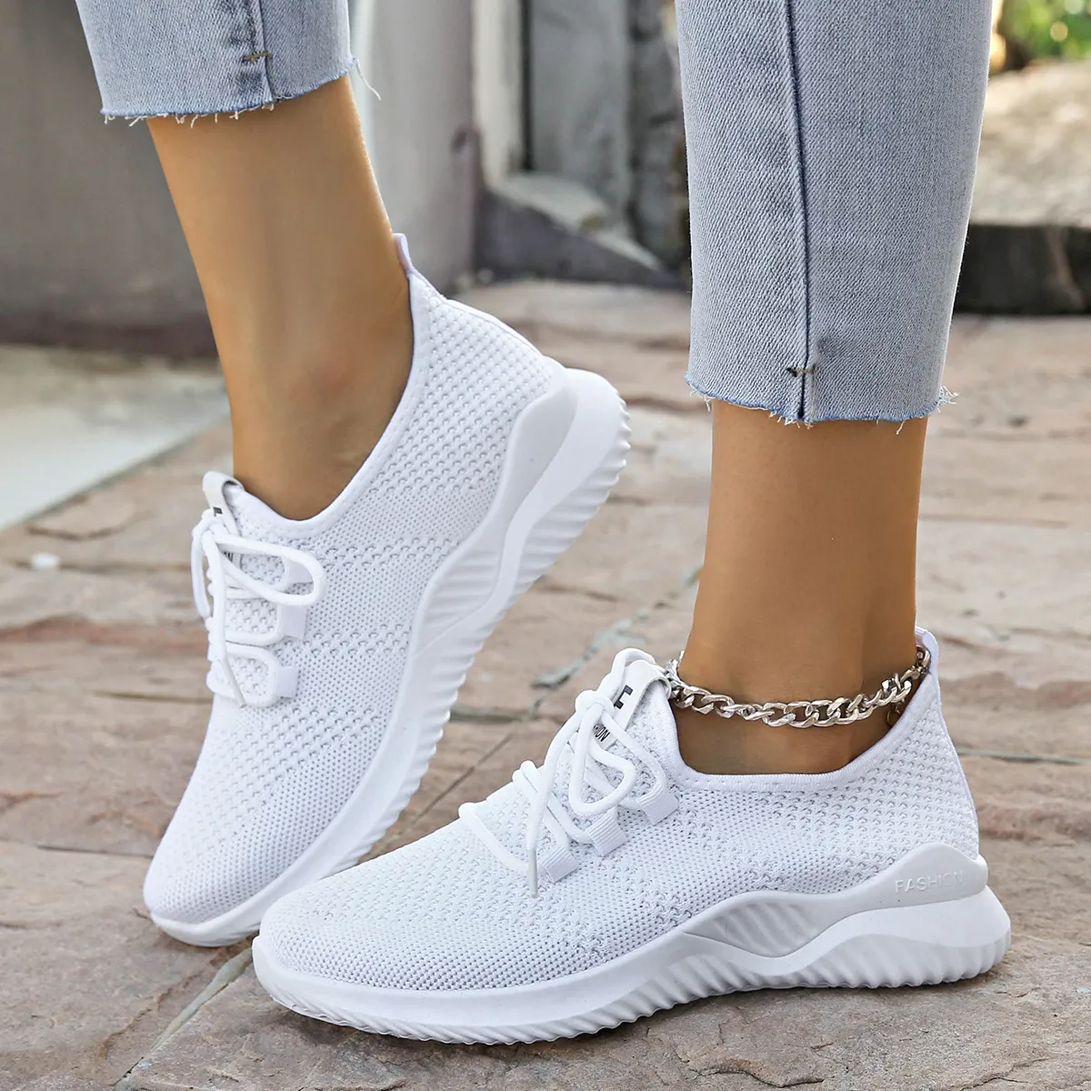 Women's Breathable Mesh Running Shoes - Lightweight Casual Sports Sneakers for Everyday Comfort and Fitness showcase 9