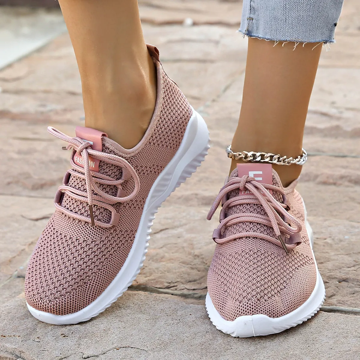 Women's Breathable Mesh Running Shoes - Lightweight Casual Sports Sneakers for Everyday Comfort and Fitness showcase 2