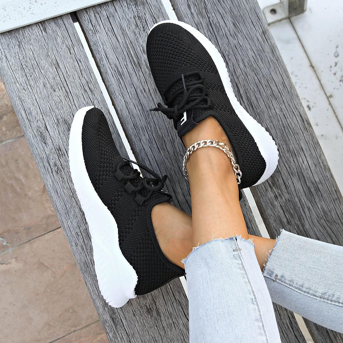 Women's Breathable Mesh Running Shoes - Lightweight Casual Sports Sneakers for Everyday Comfort and Fitness showcase 3