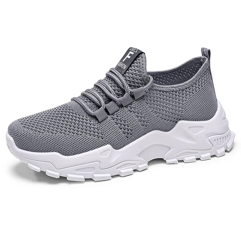 Women's Breathable Mesh Sneakers - New Spring Large Size Casual Lace-Up Running Shoes with Thick Soles for Comfort and Style thumbnail 6