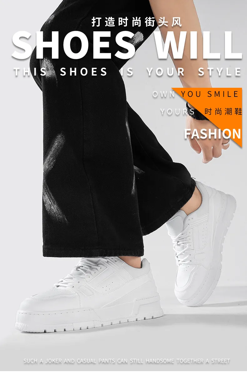 Men's Casual Sneakers: Breathable, Lightweight, Non-Slip Sports Shoes for Autumn Fashion, Versatile Work & Trendy Wear showcase 1