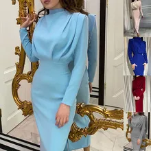 Elegant One-Shoulder Ruffled Evening Dress with Hip-Covering Slit and Bling Accents - Sophisticated Party Gown for Women showcase 3