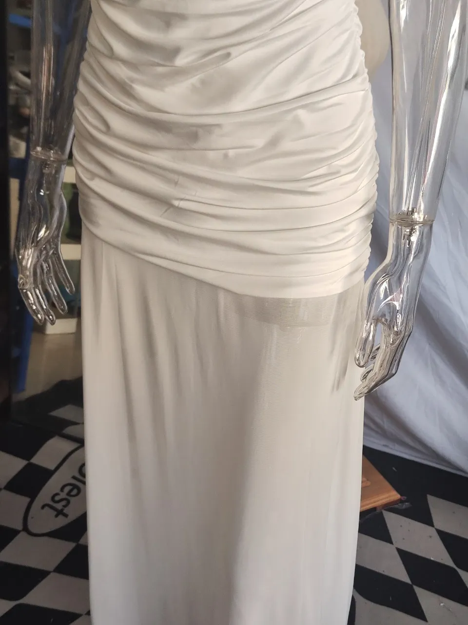 2025 French-Style Satin Maxi Dress for Women - Elegant Summer Design, Waist-Cinching, Slimming, Body-Hugging Long Gown for Parties & Occasions showcase 3