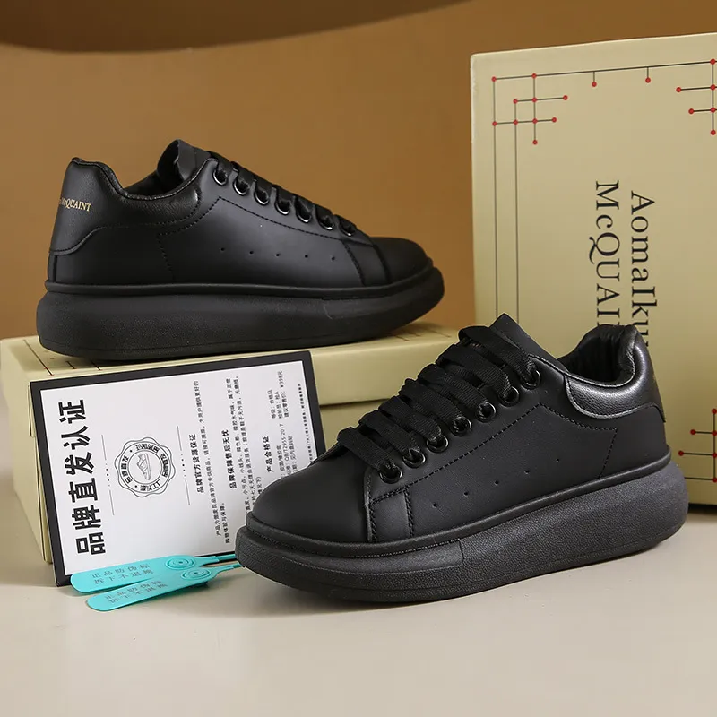 Mai Kun White Korean Style Sneakers for Women - Casual All-Match Thick-Soled Single-Layer Shoes, Perfect for 2024 Fashion Lovers thumbnail 10
