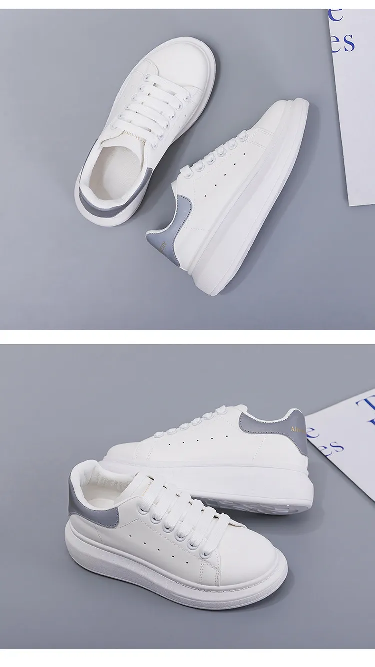 Mai Kun White Korean Style Sneakers for Women - Casual All-Match Thick-Soled Single-Layer Shoes, Perfect for 2024 Fashion Lovers showcase 16