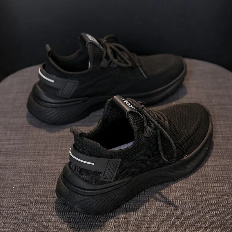 Women's Breathable Mesh Sneakers - Lightweight Casual Running Shoes with Soft Sole, Ideal for Summer Gym & Everyday Wear thumbnail 3