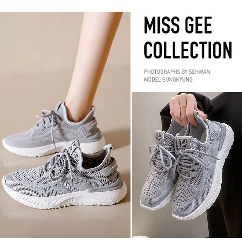 Women's Breathable Mesh Sneakers - Lightweight Casual Running Shoes with Soft Sole, Ideal for Summer Gym & Everyday Wear showcase 14