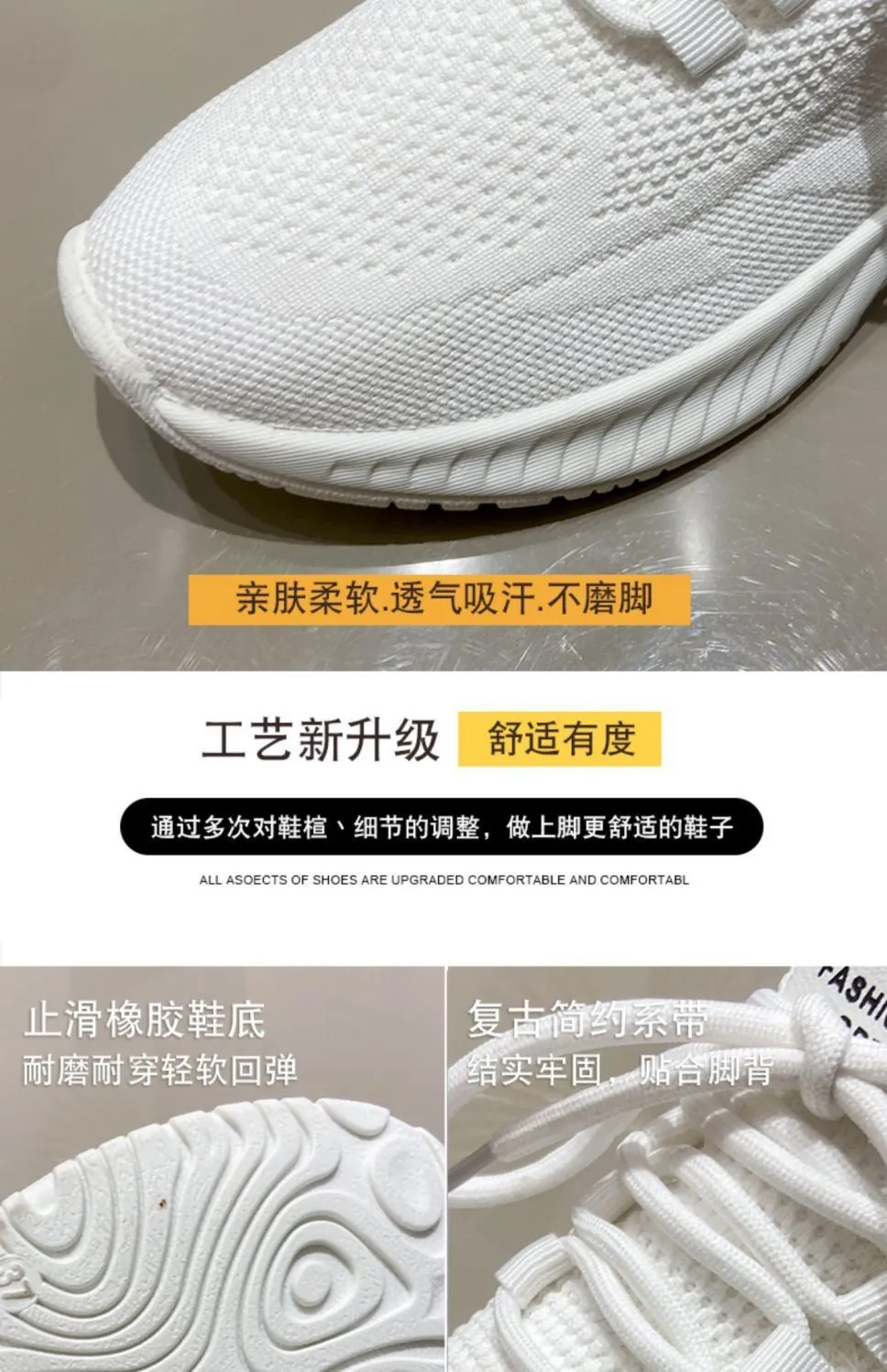 Women's Breathable Mesh Sneakers - Lightweight Casual Running Shoes with Soft Sole, Ideal for Summer Gym & Everyday Wear showcase 9