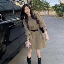 Women's V-Neck Floral Vest Dress - Slim Fit Waist, Cut-Out Detail, Layered A-Line Short Skirt for Spring Fashion showcase 1