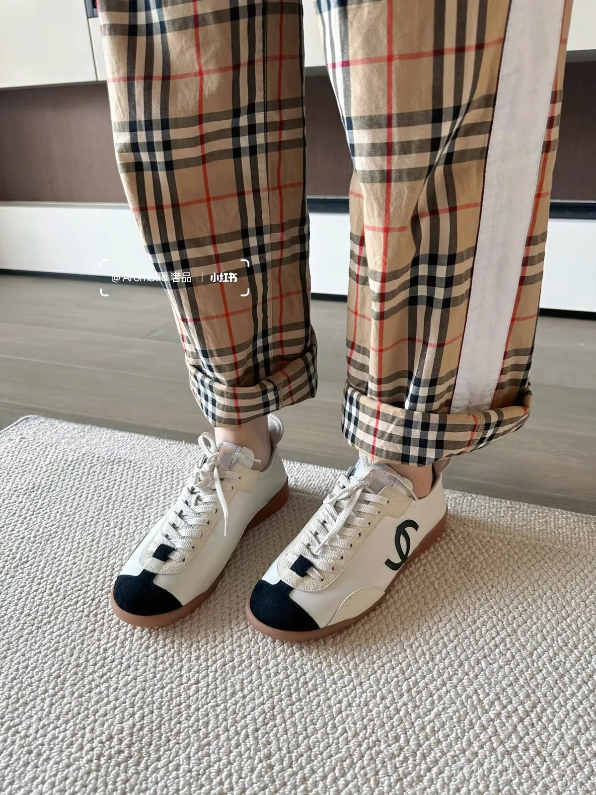 2025 New French Style Women's Genuine Leather Colorblock Casual Sneakers - Comfortable Low-Top Fashion Sports Shoes showcase 4