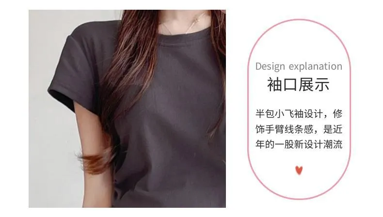 Maternity Summer Dress Short Sleeve Drawstring Mid-Length Korean Fashion Loose Slimming T-Shirt Style for Pregnant Women showcase 6