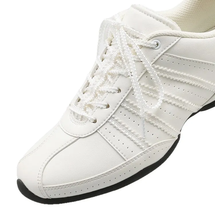 Comfortable Ballet Flats for Women, Soft Sole Indoor Training Yoga Shoes, Stylish Low-Heeled Dance Shoes for Casual Wear thumbnail 5