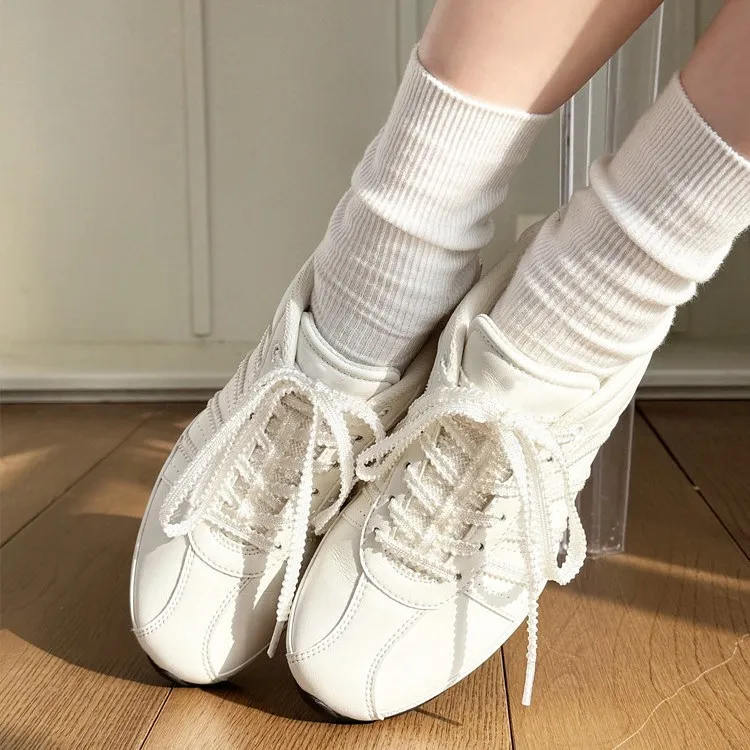 Comfortable Ballet Flats for Women, Soft Sole Indoor Training Yoga Shoes, Stylish Low-Heeled Dance Shoes for Casual Wear thumbnail 3