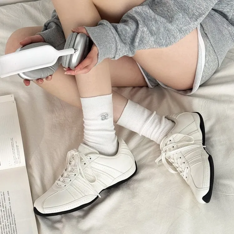 Comfortable Ballet Flats for Women, Soft Sole Indoor Training Yoga Shoes, Stylish Low-Heeled Dance Shoes for Casual Wear thumbnail 2