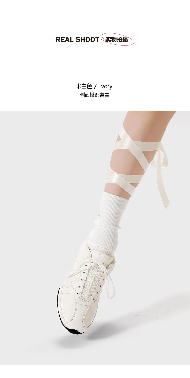 Comfortable Ballet Flats for Women, Soft Sole Indoor Training Yoga Shoes, Stylish Low-Heeled Dance Shoes for Casual Wear showcase 7