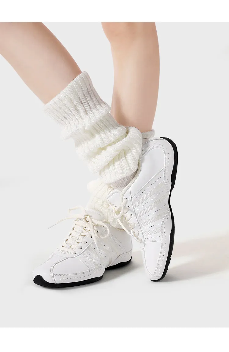 Comfortable Ballet Flats for Women, Soft Sole Indoor Training Yoga Shoes, Stylish Low-Heeled Dance Shoes for Casual Wear showcase 12