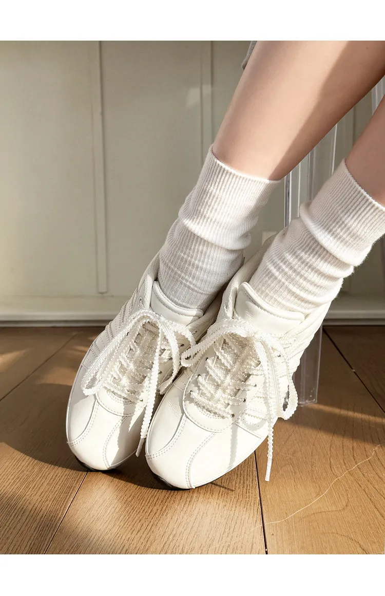 Comfortable Ballet Flats for Women, Soft Sole Indoor Training Yoga Shoes, Stylish Low-Heeled Dance Shoes for Casual Wear showcase 17