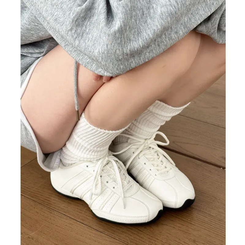 Comfortable Ballet Flats for Women, Soft Sole Indoor Training Yoga Shoes, Stylish Low-Heeled Dance Shoes for Casual Wear showcase 4