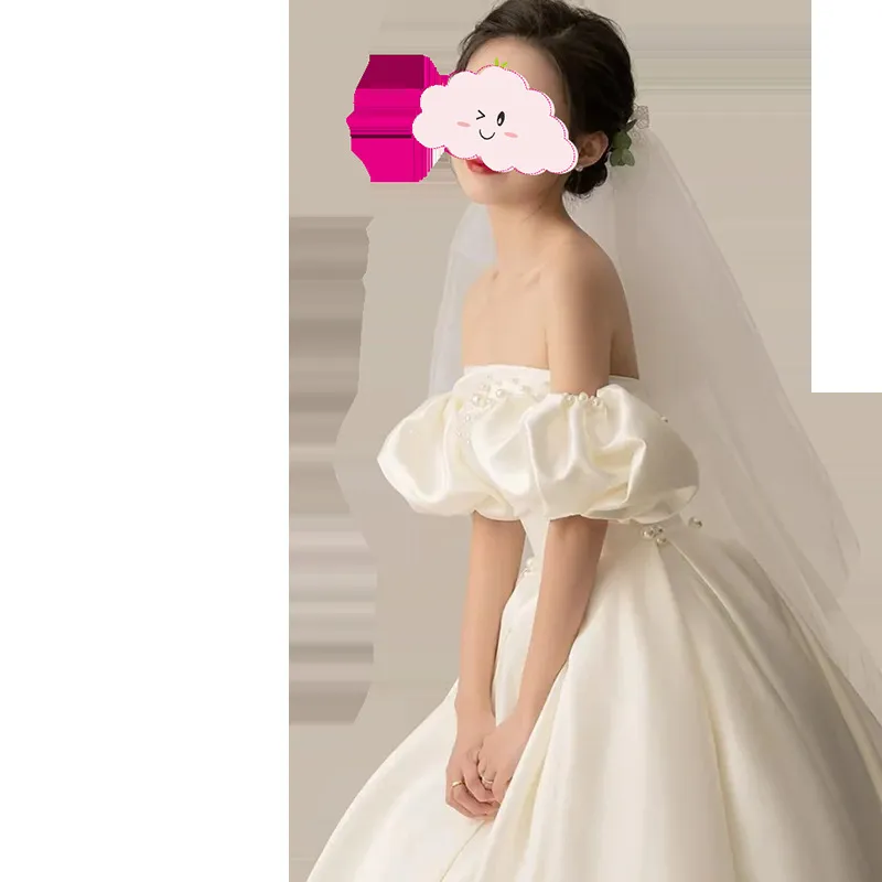 Elegant Strapless Satin Wedding Dress 2026 - Petite Bride Floor-Length Bridal Gown, Spring Collection Princess Style - Image 5