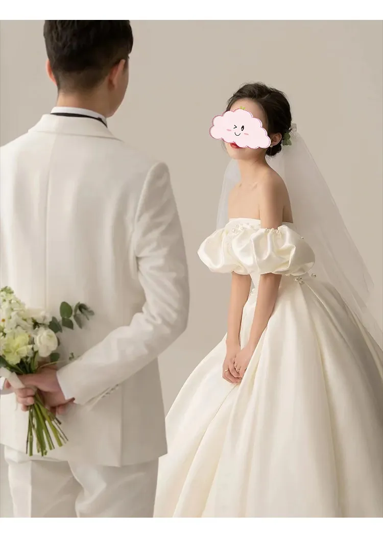 Elegant Strapless Satin Wedding Dress 2026 - Petite Bride Floor-Length Bridal Gown, Spring Collection Princess Style showcase 10