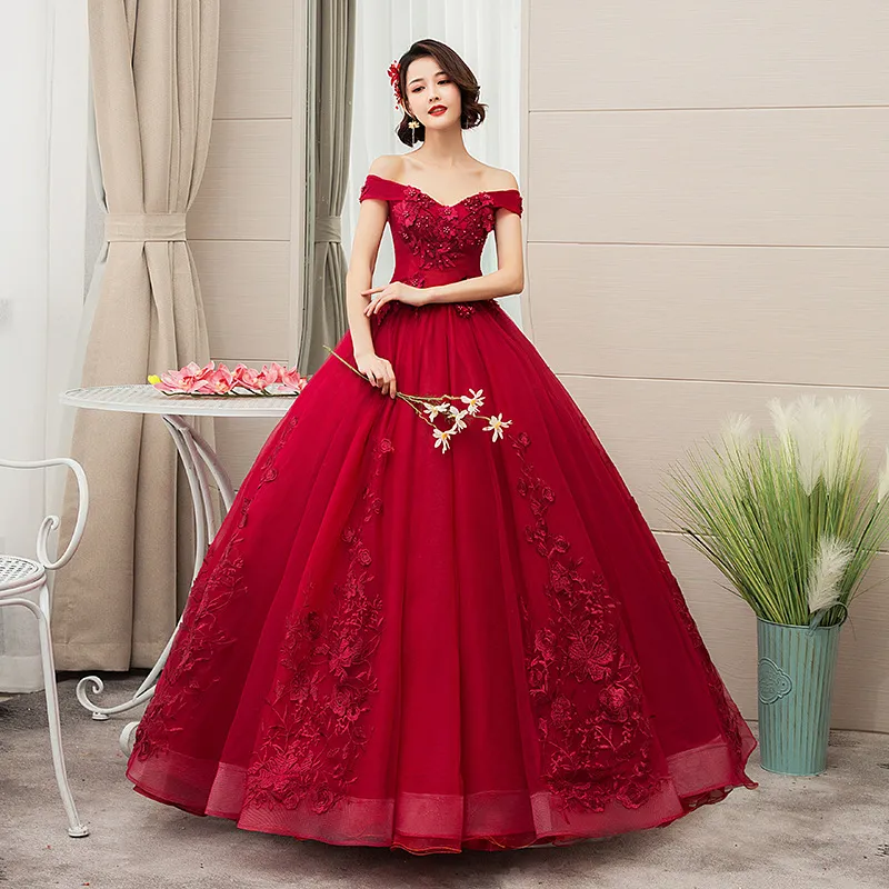 Elegant Black Off-Shoulder Wedding & Evening Dress for Women - Solo Host Performance & Studio Theme - Sophisticated Formal Gown thumbnail 7