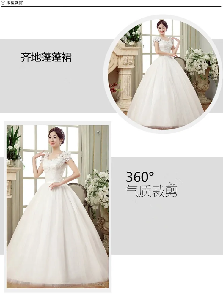 Elegant Plus Size Wedding Dress for Women, Slim Fit Floor-Length Lace Floral Off-Shoulder Design for Spring 2026 Bridal Collection showcase 4