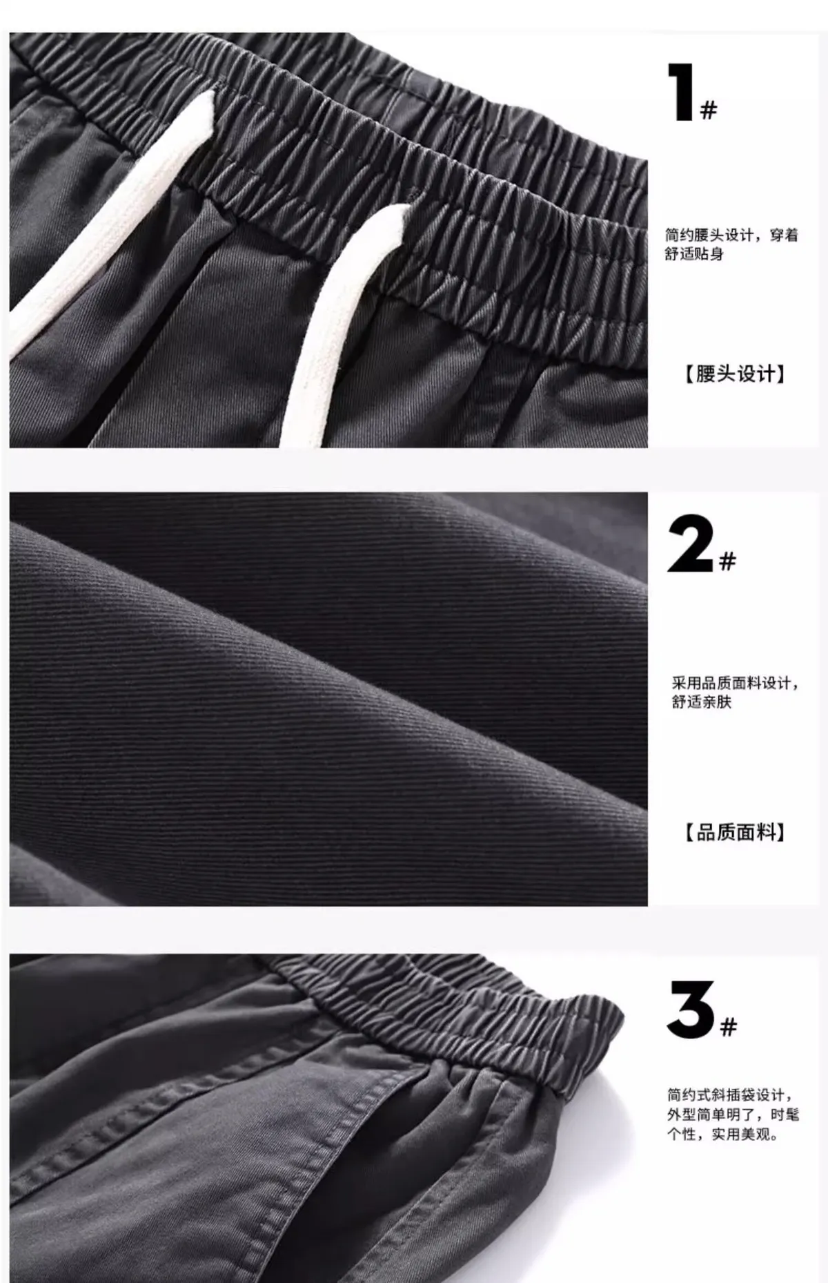 American Cleanfit Lumberjack Casual Pants for Men - Loose Fit Straight Leg Versatile Trousers for Spring & Autumn 2025 showcase 6