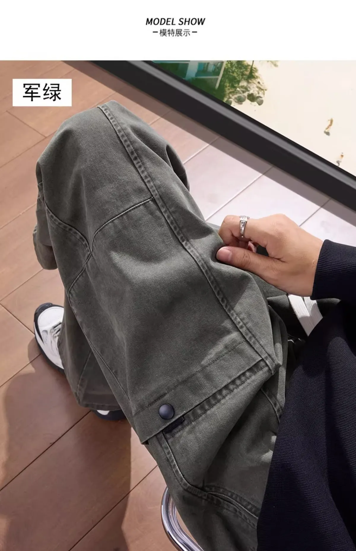 American Cleanfit Lumberjack Casual Pants for Men - Loose Fit Straight Leg Versatile Trousers for Spring & Autumn 2025 showcase 8