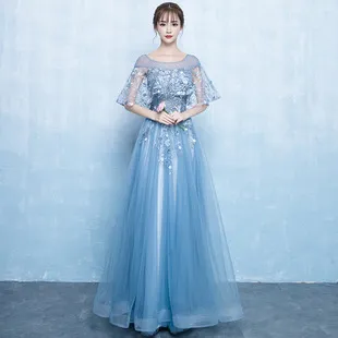 Elegant White Long Evening Gown Wedding Dress for Women, Super Fairy-Like Socialite Style for Banquets, Engagements, and Parties showcase 3