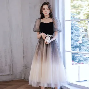 Elegant White Long Evening Gown Wedding Dress for Women, Super Fairy-Like Socialite Style for Banquets, Engagements, and Parties showcase 2