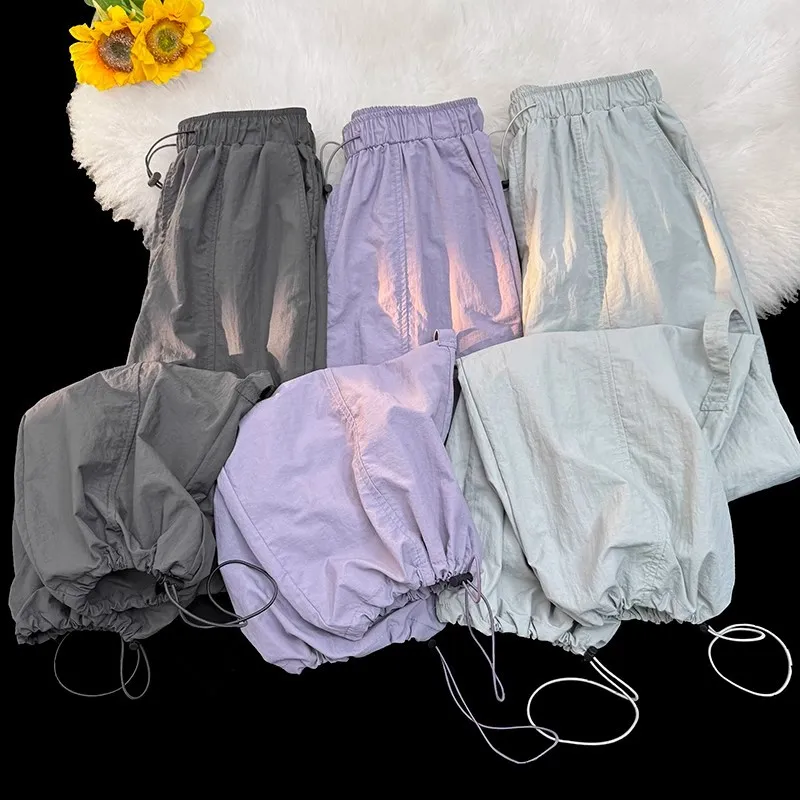 Women's Taslan Hiking Work Pants 2026 New Model - Lightweight Quick-Dry Summer Sports Trousers for Petite Sizes, Ideal for Outdoor Activities and Casual Wear thumbnail 1
